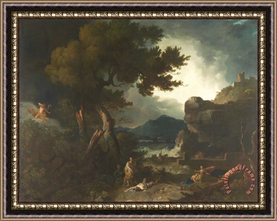 Richard Wilson The Destruction of Niobe's Children Framed Painting