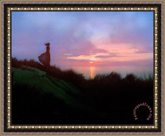 Robert Foster Opal Sea Lady Framed Painting