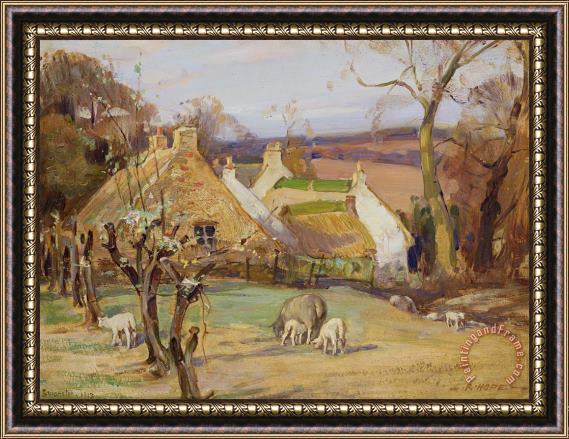Robert Hope Swanston Farm Framed Painting