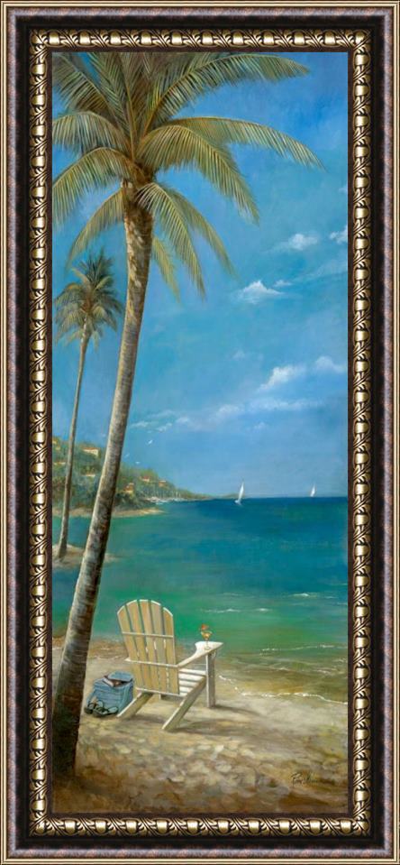 Ruane Manning Poetry And Gentle Breezes Framed Painting