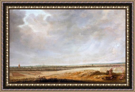 Salomon van Ruysdael Landscape with Cornfields Framed Print