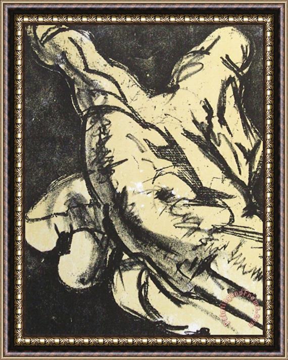 Salvador Dali Hommage a Meissonnier II La Main Framed Print