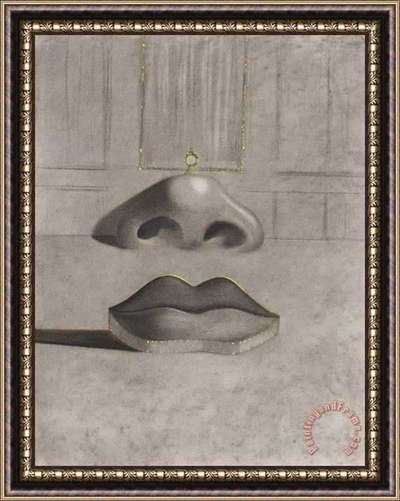 Salvador Dali Naissance De L'ameublement Paranoiaque Framed Painting