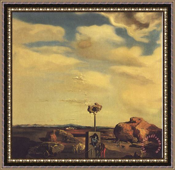 Salvador Dali Puzzle of Autumn Framed Painting