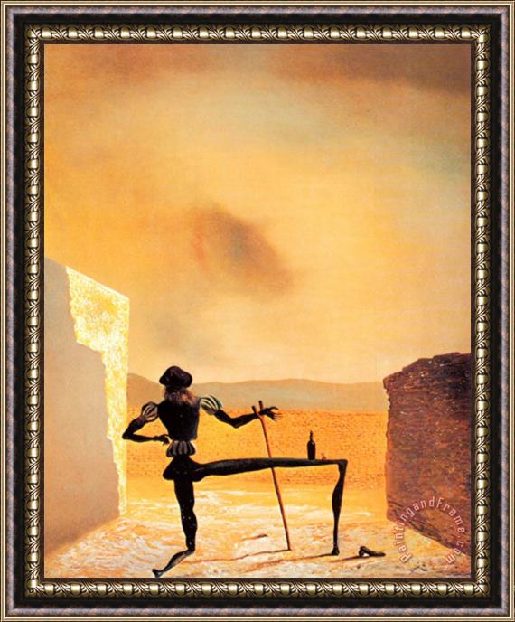 Salvador Dali The Ghost of Vermeer Framed Painting