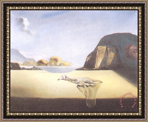 Salvador Dali The Transparent Simulacrum of The Feigned Image Framed Painting