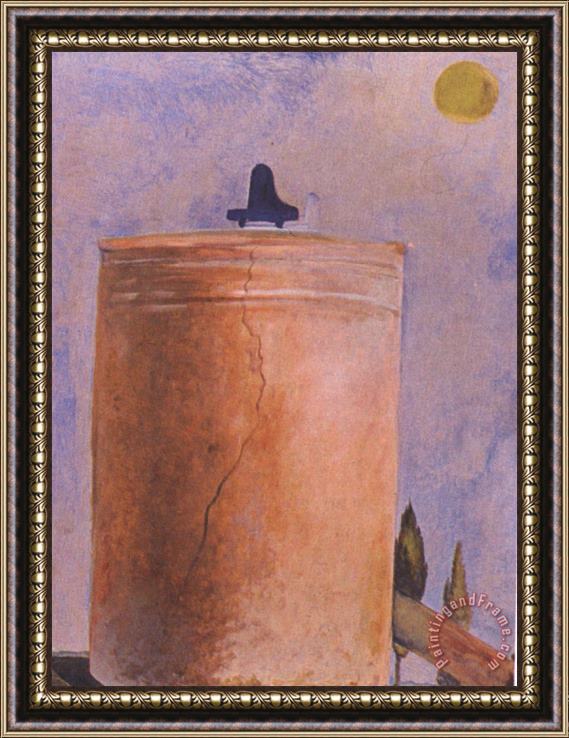 Salvador Dali Tower Framed Painting