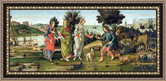 Sandro Botticelli Judgement of Paris Framed Painting