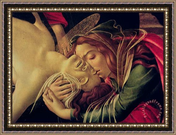 Sandro Botticelli The Lamentation of Christ Framed Painting