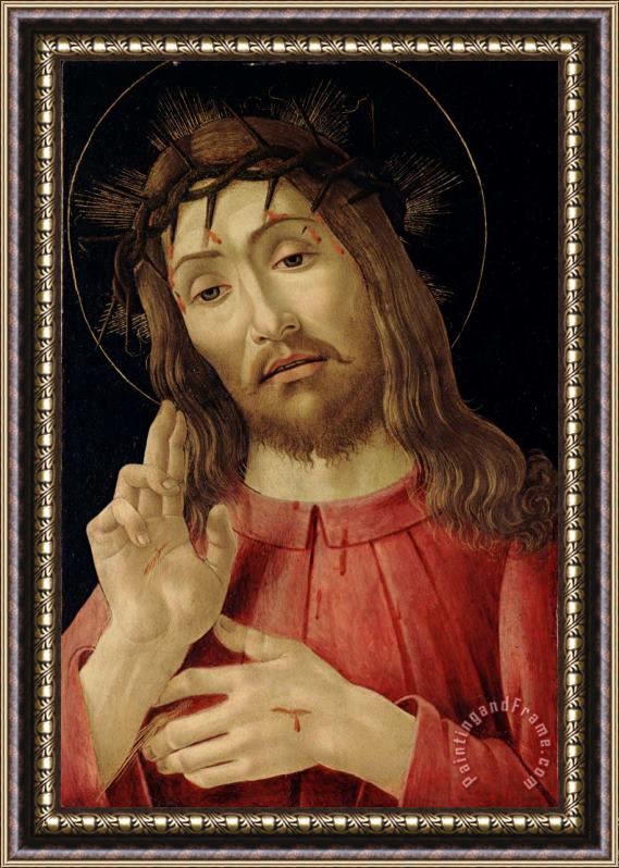 Sandro Botticelli The Resurrected Christ Framed Painting