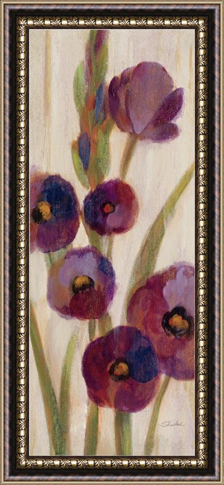Silvia Vassileva Frosted Bloom in Neutral II Crop Framed Painting