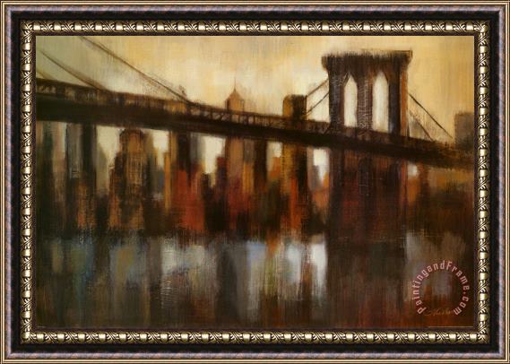 Silvia Vassileva New York Bridge Framed Print