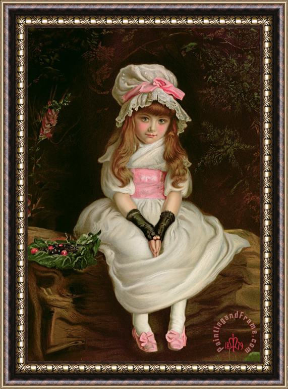 Sir John Everett Millais Cherry Ripe Framed Print