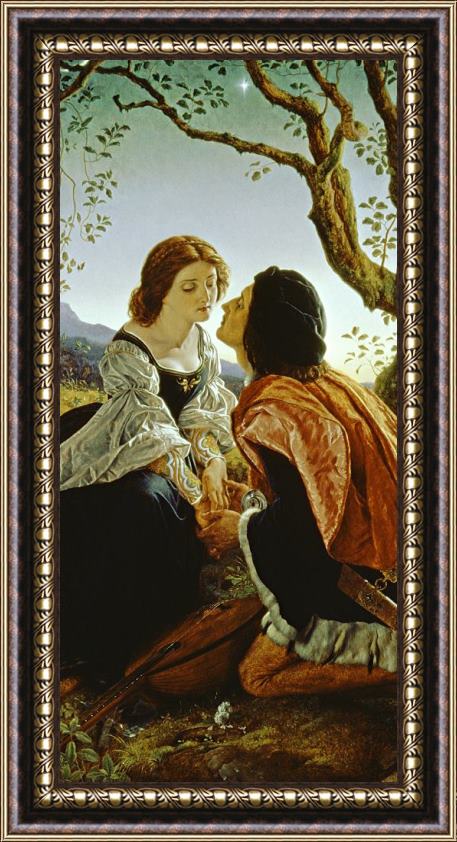 Sir Joseph Noel Paton Hesperus the Evening Star Sacred to Lovers Framed Painting