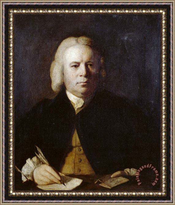 Sir Joshua Reynolds Robert Dodsley Framed Print