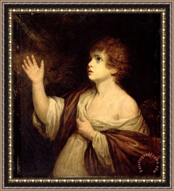 Sir Joshua Reynolds The Calling of Samuel Framed Painting