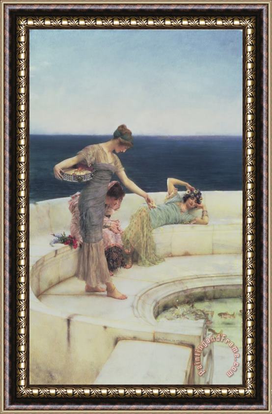 Sir Lawrence Alma-Tadema Silver Favourites Framed Print