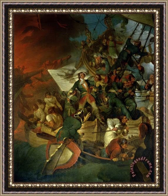 Sir Robert Kerr Porter Capture of Azov Framed Painting
