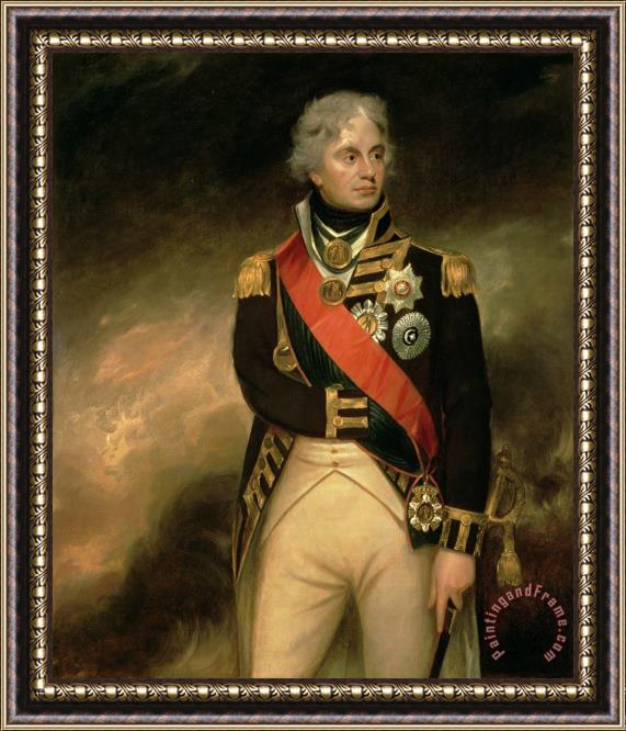Sir William Beechey Horatio Viscount Nelson Framed Painting