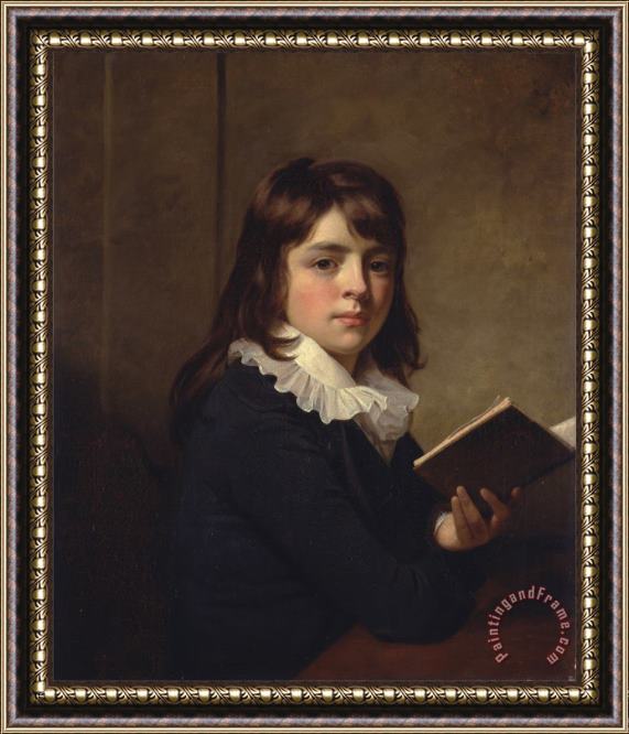 Sir William Beechey Portrait of a Boy, 1790 Framed Painting