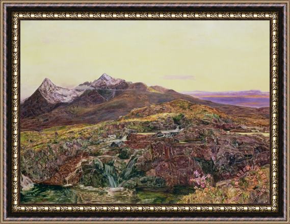 Skye from Sligechan John William Inchbold Framed Print