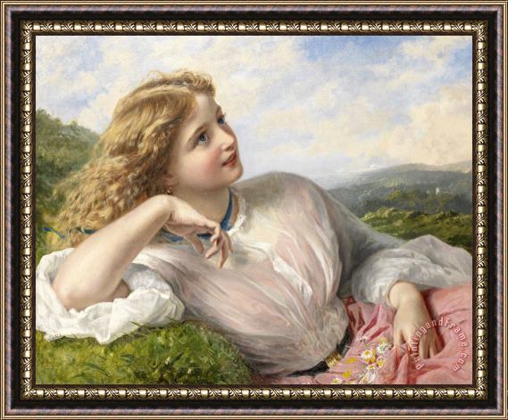 Sophie Gengembre Anderson The Song of The Lark Framed Print