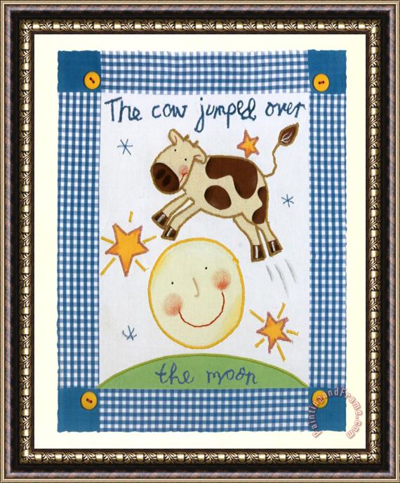 Sophie Harding The Cow Jumped Over The Moon Framed Print