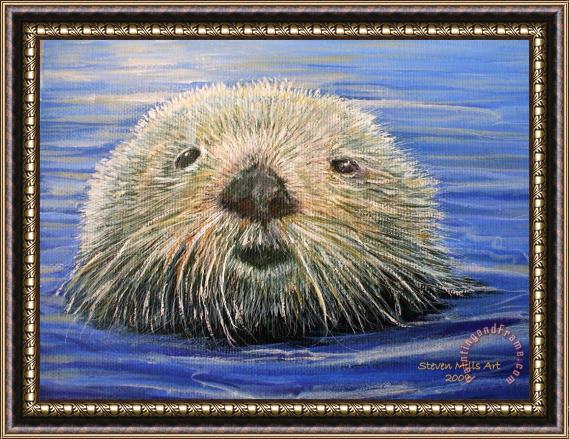 Steven Mills California Otter Framed Print