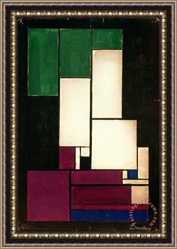 Theo van Doesburg Composition Framed Painting