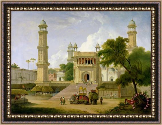 Thomas Daniell Indian Temple Framed Painting