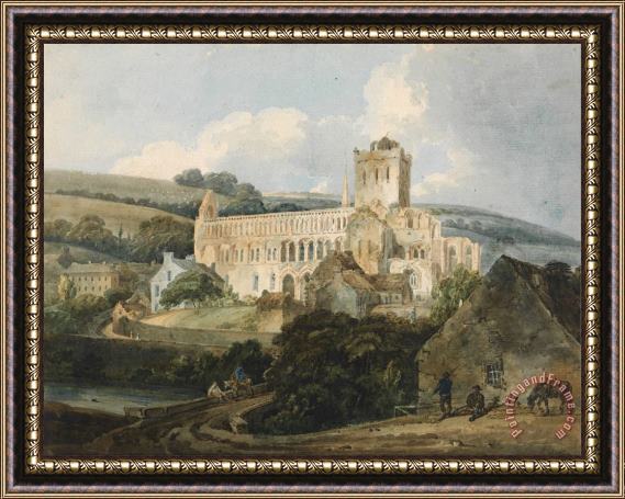 Thomas Girtin Jedburgh Abbey From The South East Framed Painting