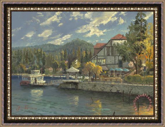 Thomas Kinkade Lake Arrowhead Framed Print