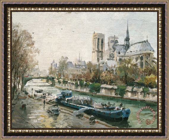 Thomas Kinkade Notre Dame, Paris Framed Print