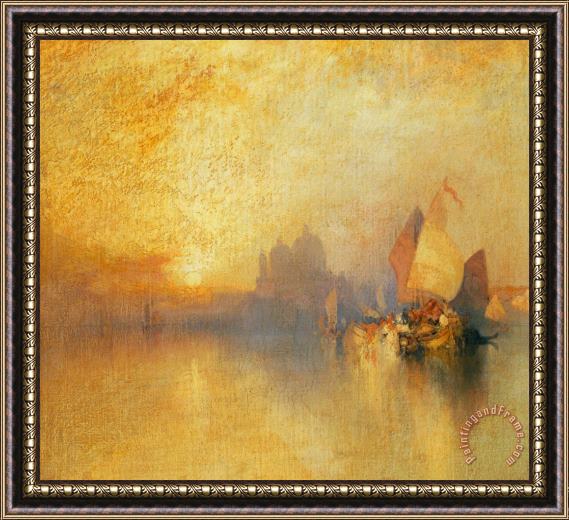 Thomas Moran Opalescent Venice Framed Painting