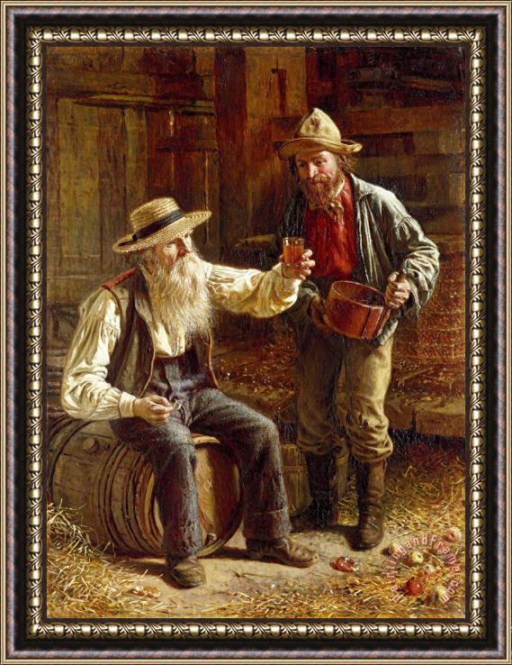 Thomas Waterman Wood New Cider Framed Painting