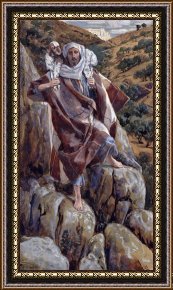 Tissot The Good Shepherd Framed Print for sale paintingandframe