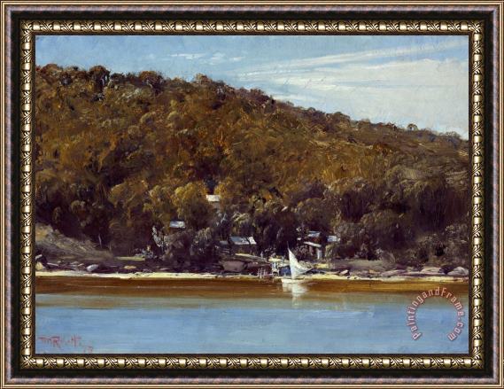 Tom Roberts The Camp, Sirius Cove Framed Painting
