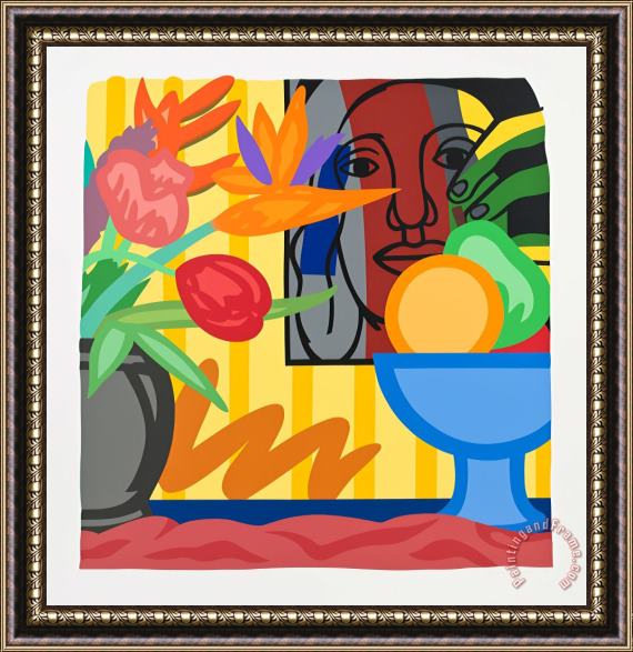 Tom Wesselmann Mixed Bouquet with Leger, 1993 Framed Painting