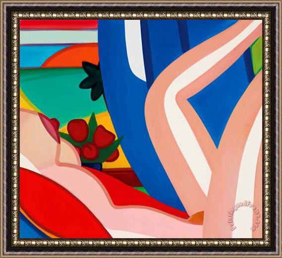 Tom Wesselmann Sunset Nude (variation #4), 2002 Framed Painting