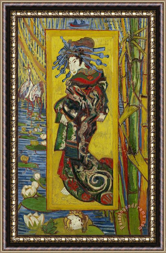 Vincent van Gogh Courtesan After Eisen Framed Print