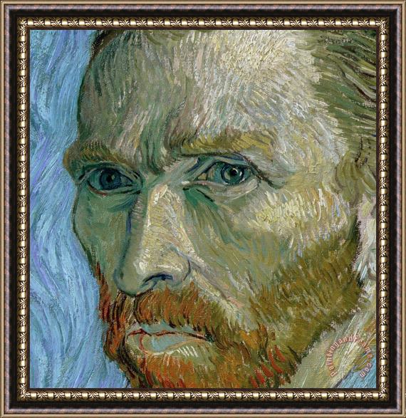 Vincent Van Gogh Self-portrait Framed Painting