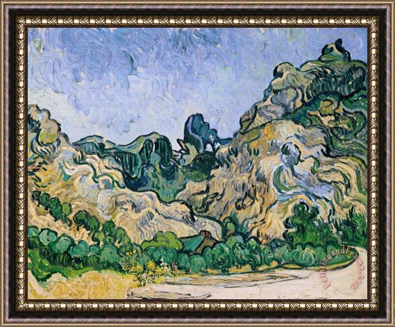 Vincent Van Gogh The Alpilles Framed Print