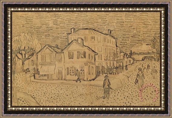 Vincent van Gogh The Artists House In Arles Framed Painting