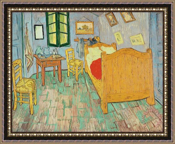 Vincent van Gogh Van Goghs Bedroom At Arles Framed Print