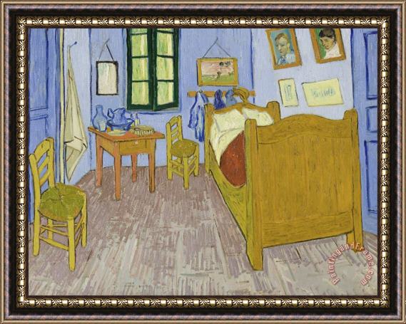 Vincent van Gogh Van Goghs Bedroom In Arles Framed Print
