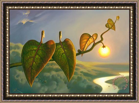 Vladimir Kush Sunset Stillness Framed Painting