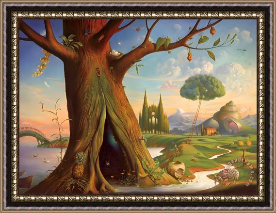Vladimir Kush Tree of Life Framed Painting