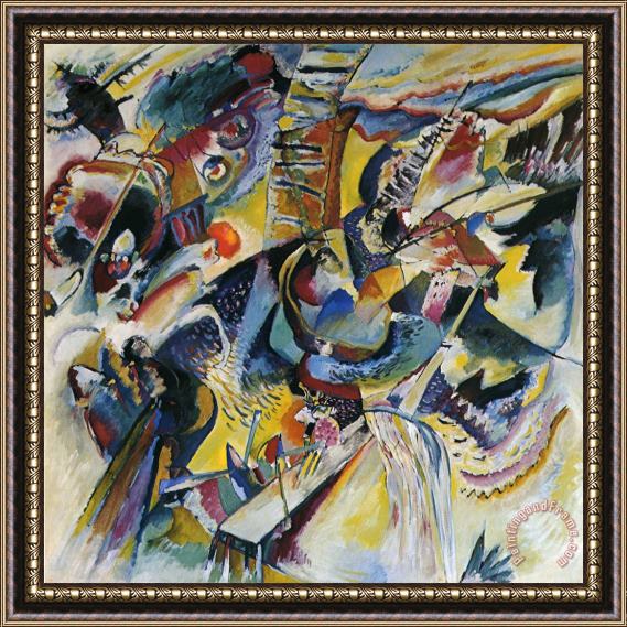 Wassily Kandinsky Improvisation Gorge 1914 Framed Painting