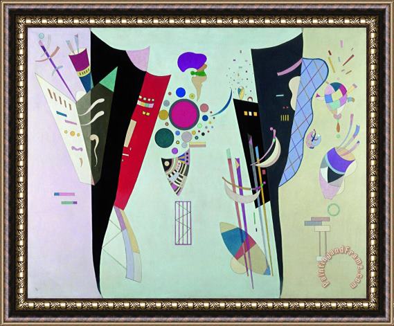 Wassily Kandinsky Reciprocal Accords 1942 Framed Painting