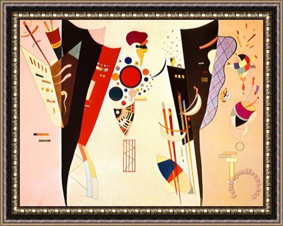 Wassily Kandinsky Reciprocal Agreement C 1942 Framed Print